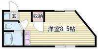 ベルフラワー岡町の間取り