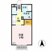 パセオ姫路 B棟の間取り