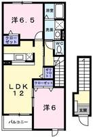 クラール雅の間取り