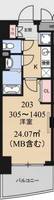 Luxe淡路IIの間取り