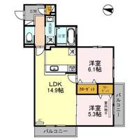 大阪府豊中市西泉丘2丁目(アパート)の賃貸物件の間取り