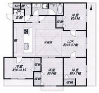 兵庫県西宮市苦楽園三番町の賃貸マンションの間取り