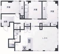 芦屋翠ヶ丘パークマンションの間取り