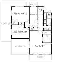 進和北楠アーバンライフの間取り
