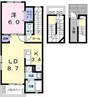 物件の間取り画像