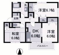 物件の間取り画像