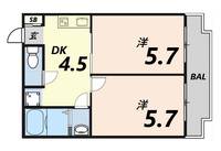 立花アネックスの間取り