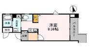 ONLY ONE小花の間取り