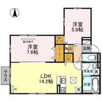 D-room塚口本町の間取り