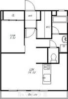 愛知県名古屋市北区平安1丁目(マンション)の賃貸物件403の間取り