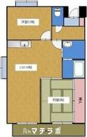 愛知県名古屋市北区山田2丁目(マンション)の賃貸物件302の間取り