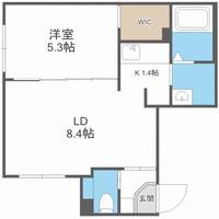 北海道札幌市南区澄川四条7丁目(マンション)の賃貸物件303の間取り