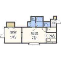 北海道札幌市手稲区西宮の沢二条3丁目(アパート)の賃貸物件205の間取り