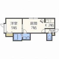 北海道札幌市東区北三十四条東6丁目(アパート)の賃貸物件201の間取り