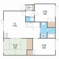 北海道札幌市南区川沿十一条3丁目(アパート)の賃貸物件202の間取り