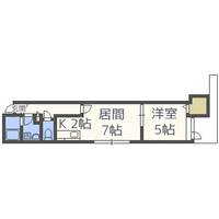 北海道札幌市手稲区西宮の沢二条3丁目(アパート)の賃貸物件201の間取り