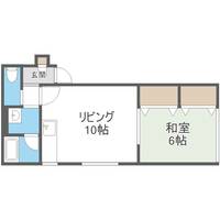 北海道札幌市手稲区稲穂一条1丁目(アパート)の賃貸物件201の間取り