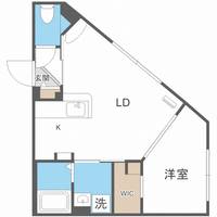 北海道札幌市厚別区厚別東三条3丁目(マンション)の賃貸物件302の間取り