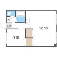 北海道札幌市白石区栄通21丁目(マンション)の賃貸物件303の間取り
