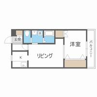 北海道札幌市南区石山東7丁目(マンション)の賃貸物件206の間取り