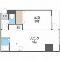 北海道札幌市中央区南四条西11丁目(マンション)の賃貸物件702の間取り