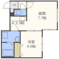 北海道札幌市南区澄川三条3丁目(マンション)の賃貸物件403の間取り