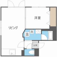 北海道札幌市豊平区平岸三条9丁目(マンション)の賃貸物件405の間取り