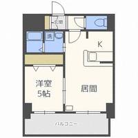 北海道札幌市白石区本郷通9丁目北(マンション)の賃貸物件1102の間取り