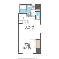 北海道札幌市白石区東札幌三条5丁目(マンション)の賃貸物件701の間取り