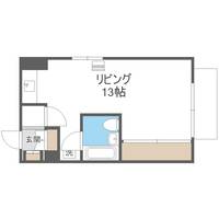 北海道札幌市中央区南十条西8丁目(マンション)の賃貸物件501の間取り
