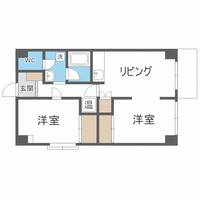 北海道札幌市中央区南十四条西13丁目(マンション)の賃貸物件208の間取り