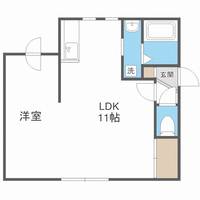 北海道札幌市東区北三十七条東16丁目(マンション)の賃貸物件302の間取り