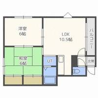 北海道札幌市西区八軒九条西10丁目(アパート)の賃貸物件201の間取り
