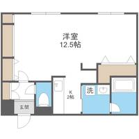 北海道札幌市豊平区月寒東二条6丁目(マンション)の賃貸物件202の間取り