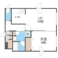 北海道札幌市中央区北四条西21丁目(マンション)の賃貸物件302の間取り