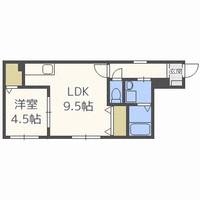 北海道札幌市北区北十一条西1丁目(マンション)の賃貸物件302の間取り