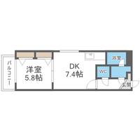 北海道札幌市北区北十八条西6丁目(マンション)の賃貸物件303の間取り