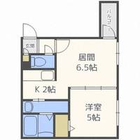 北海道札幌市手稲区前田六条10丁目(マンション)の賃貸物件405の間取り