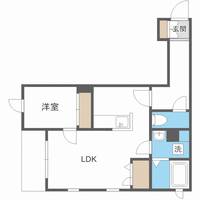 北海道札幌市東区北二十五条東16丁目(アパート)の賃貸物件302の間取り