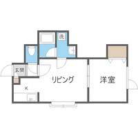 北海道札幌市東区北四十五条東2丁目(アパート)の賃貸物件206の間取り