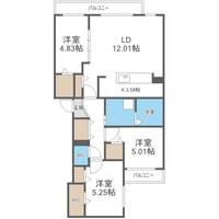 物件の間取り画像