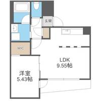 北海道札幌市白石区菊水五条2丁目(マンション)の賃貸物件403の間取り