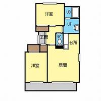 北海道札幌市中央区宮の森四条3丁目(マンション)の賃貸物件303の間取り