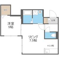 北海道札幌市東区北二十一条東1丁目(マンション)の賃貸物件403の間取り