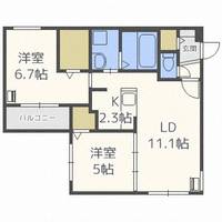 物件の間取り画像