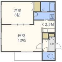 北海道札幌市豊平区美園一条7丁目(マンション)の賃貸物件401の間取り