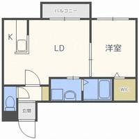 北海道札幌市東区北四十二条東1丁目(マンション)の賃貸物件403の間取り