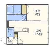 北海道札幌市北区北四十条西5丁目(マンション)の賃貸物件207の間取り