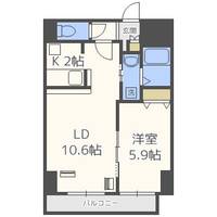 北海道札幌市白石区本郷通9丁目北(マンション)の賃貸物件703の間取り