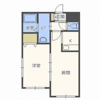 北海道札幌市西区二十四軒四条5丁目(マンション)の賃貸物件203の間取り